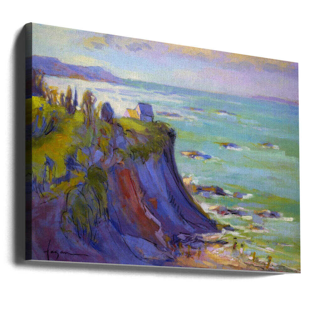 Cliffside Serenity - Stretched Canvas, Poster or Fine Art Print - I Heart Wall Art - Poster Print, Canvas Print or Framed Art Print
