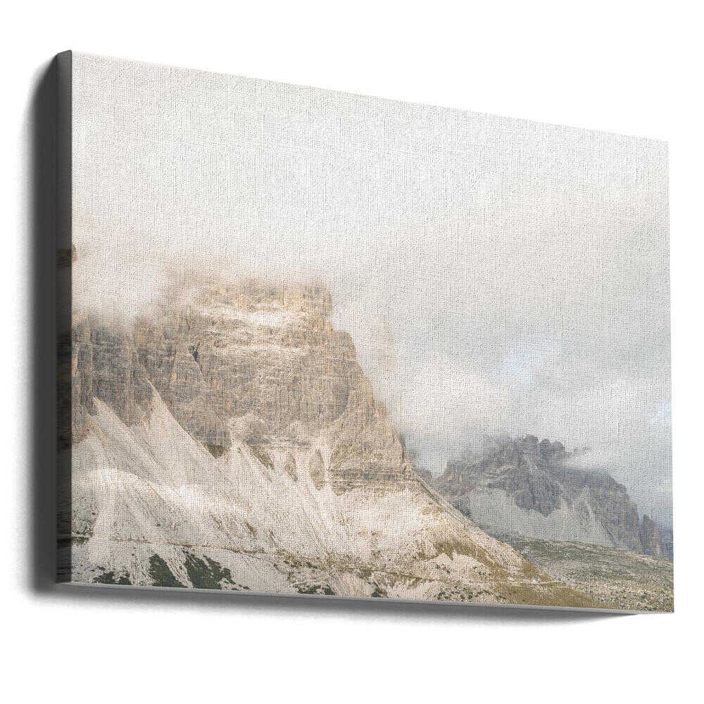 Cloudy Dolomites - Stretched Canvas, Poster or Fine Art Print - I Heart Wall Art - Poster Print, Canvas Print or Framed Art Print