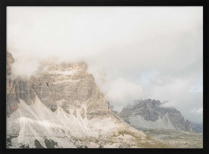 Cloudy Dolomites - Stretched Canvas, Poster or Fine Art Print - I Heart Wall Art - Poster Print, Canvas Print or Framed Art Print