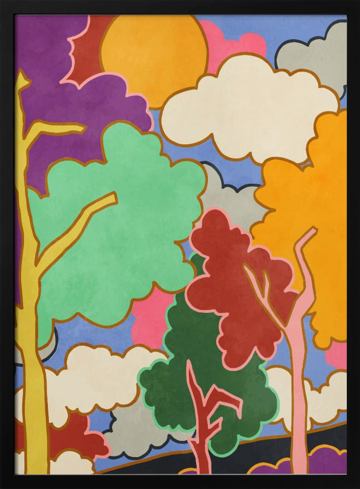 Cloudy Dreams - Stretched Canvas, Poster or Fine Art Print I Heart Wall Art