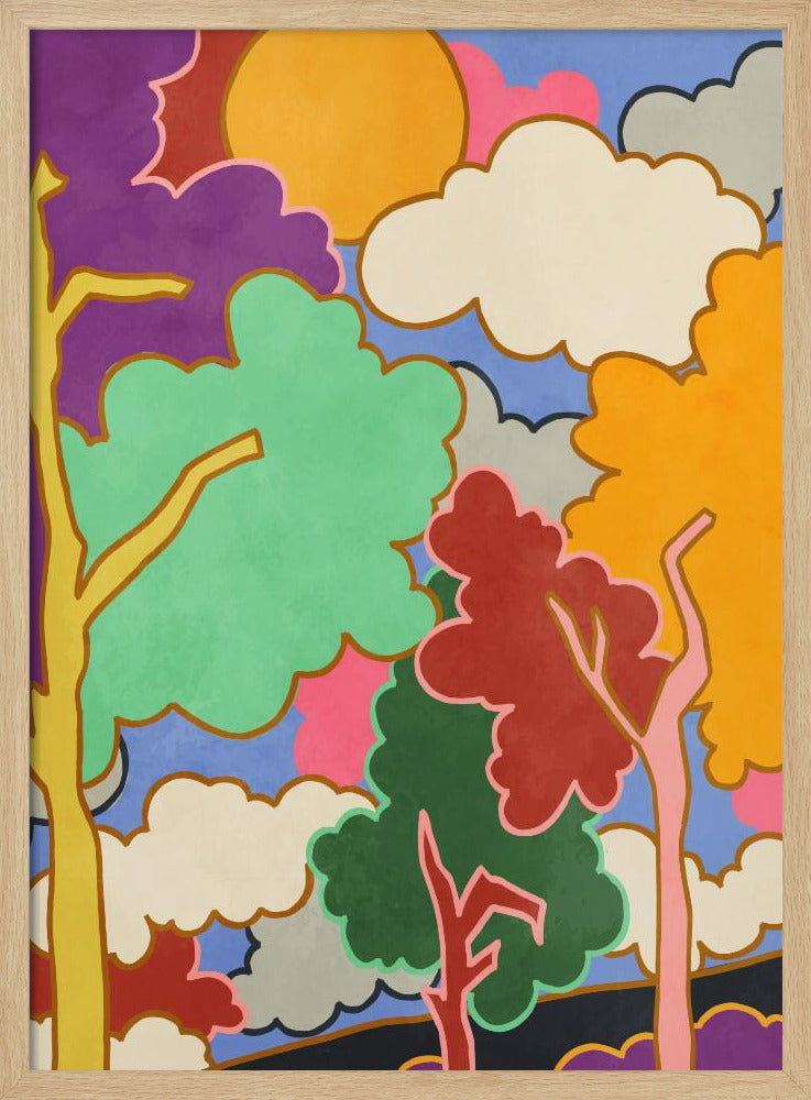 Cloudy Dreams - Stretched Canvas, Poster or Fine Art Print I Heart Wall Art