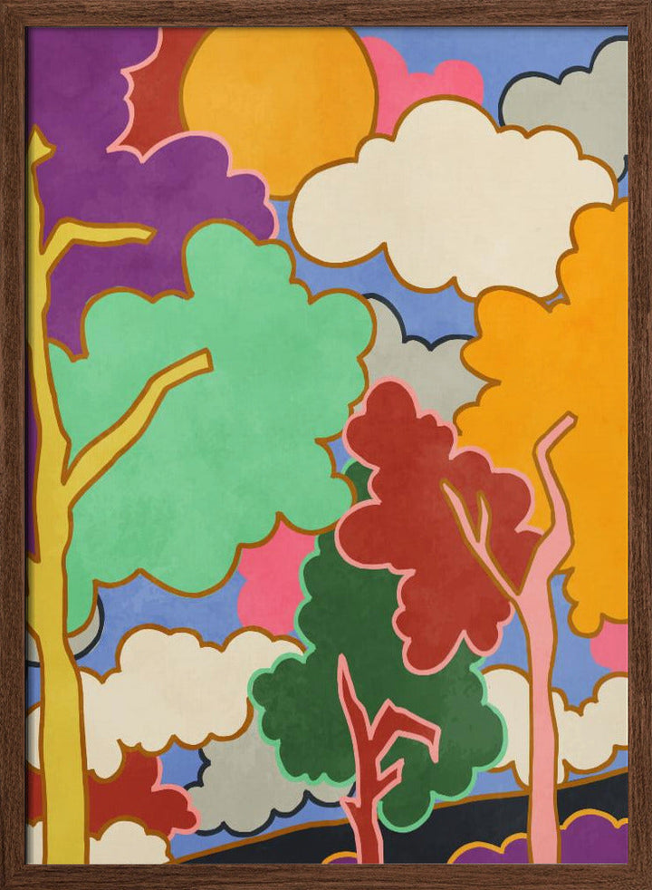 Cloudy Dreams - Stretched Canvas, Poster or Fine Art Print I Heart Wall Art
