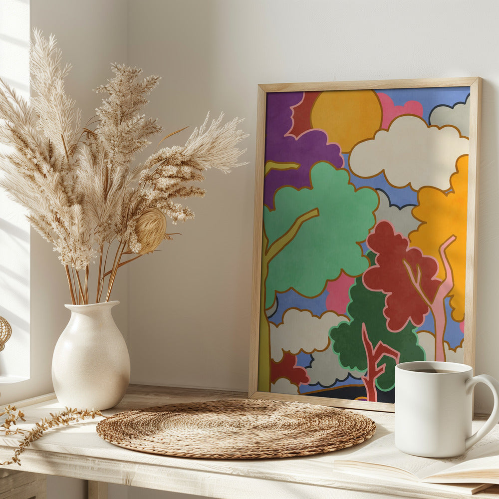 Cloudy Dreams - Stretched Canvas, Poster or Fine Art Print I Heart Wall Art