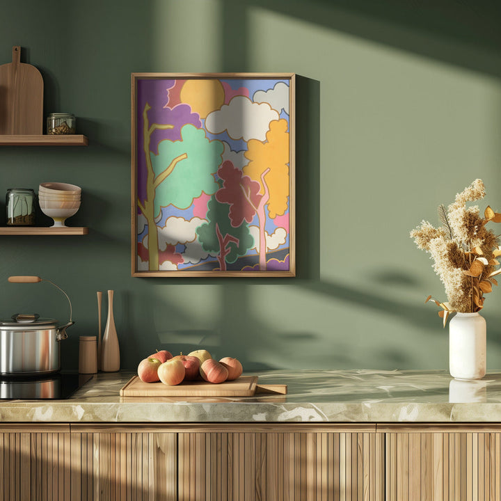 Cloudy Dreams - Stretched Canvas, Poster or Fine Art Print I Heart Wall Art
