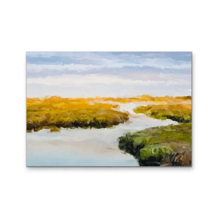 Coast Scape II - Original Coastal Landscape Artwork Print on Canvas or Framed Art Print I Heart Wall Art Australia 