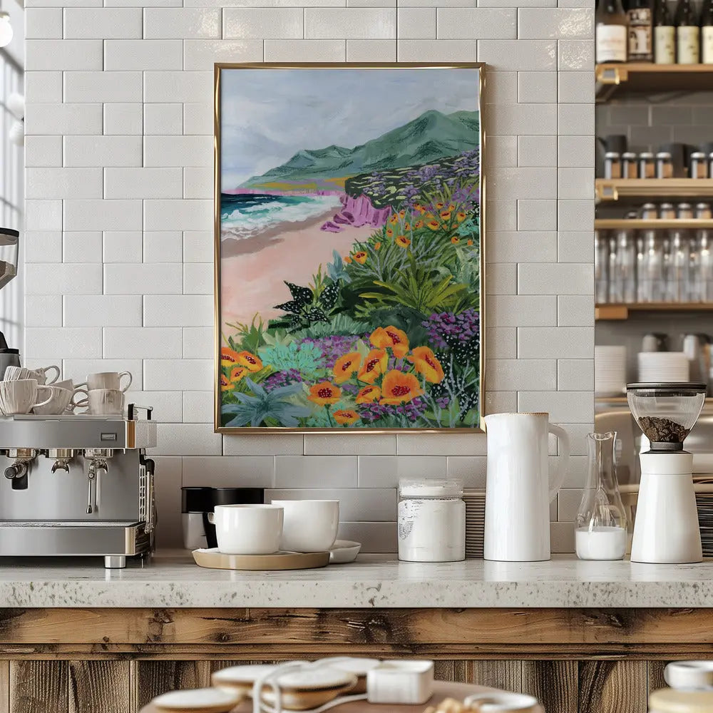 Coastal Bluffs - Stretched Canvas, Poster or Fine Art Print I Heart Wall Art
