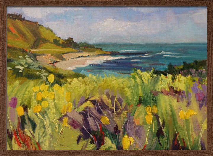 Coastal California - Stretched Canvas, Poster or Fine Art Print I Heart Wall Art