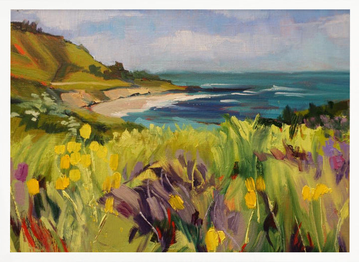 Coastal California - Stretched Canvas, Poster or Fine Art Print I Heart Wall Art