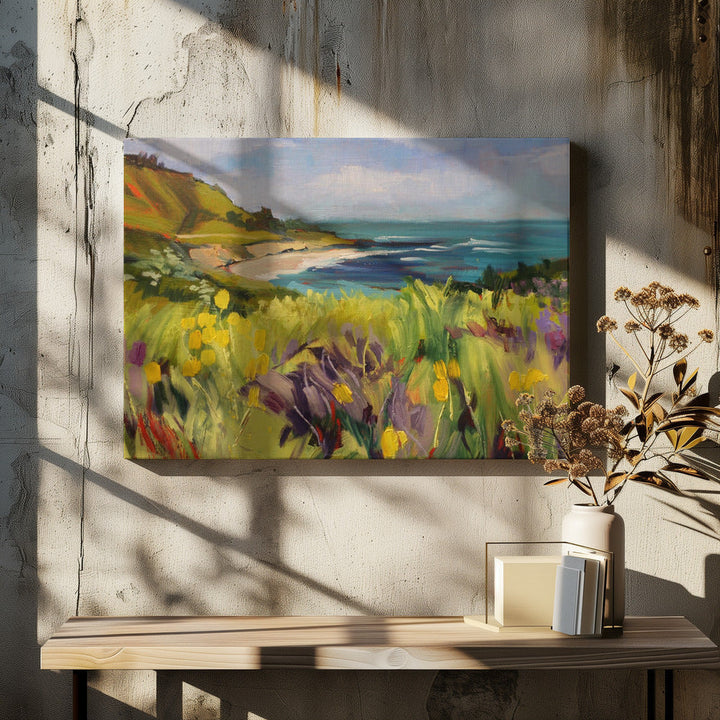 Coastal California - Stretched Canvas, Poster or Fine Art Print I Heart Wall Art