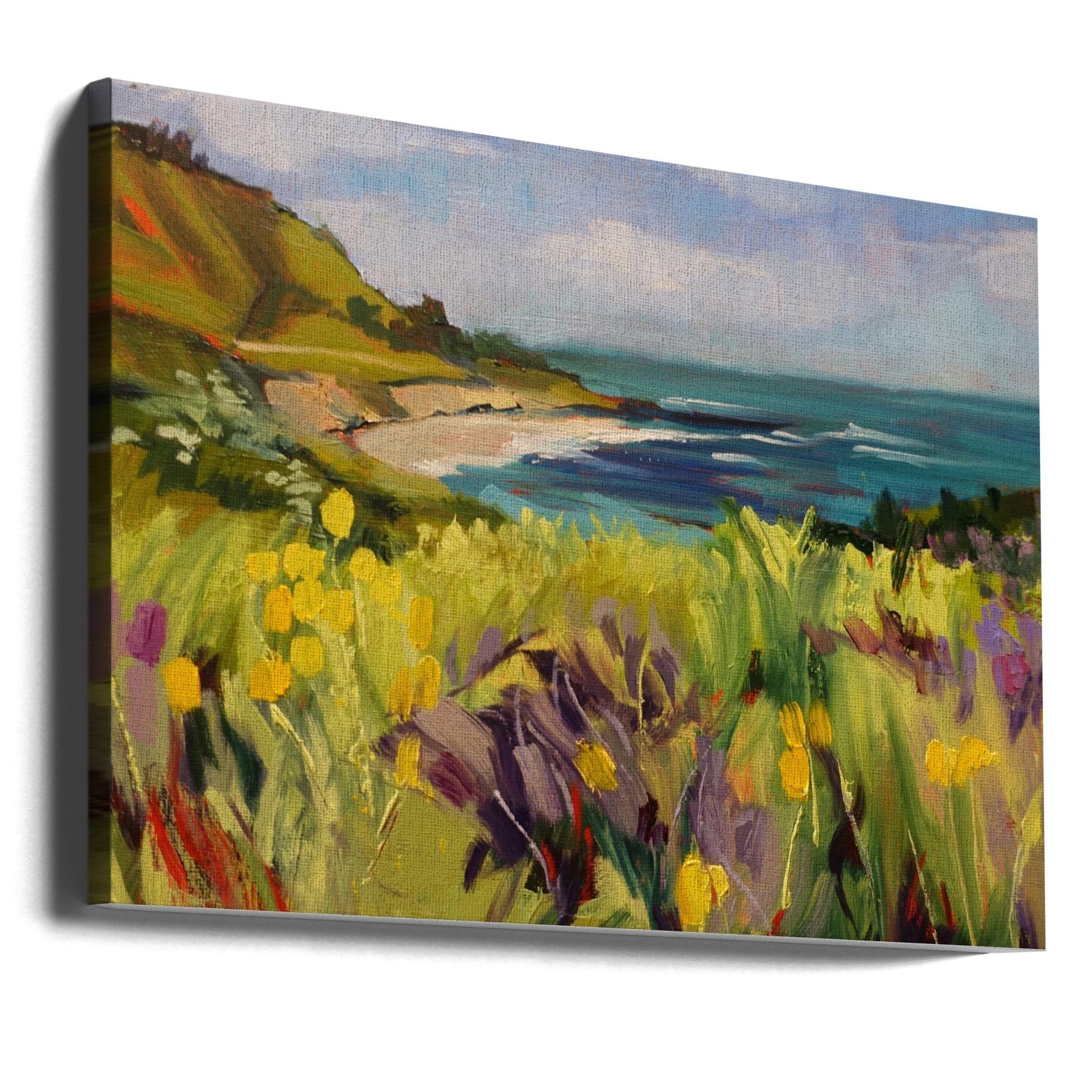Coastal California - Stretched Canvas, Poster or Fine Art Print I Heart Wall Art