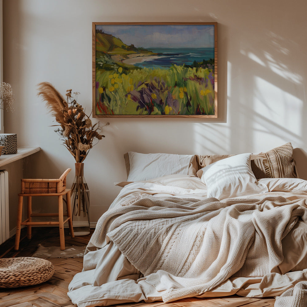 Coastal California - Stretched Canvas, Poster or Fine Art Print I Heart Wall Art