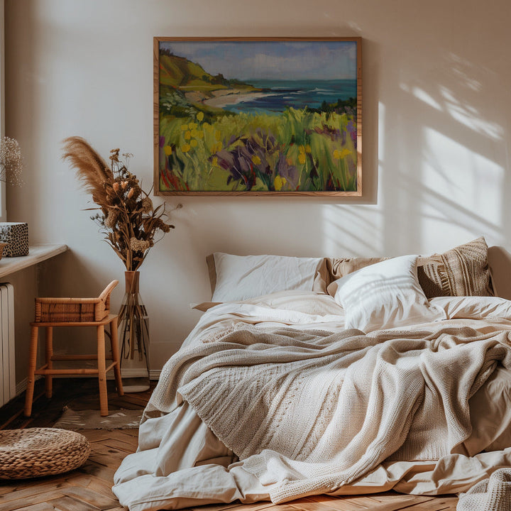 Coastal California - Stretched Canvas, Poster or Fine Art Print I Heart Wall Art
