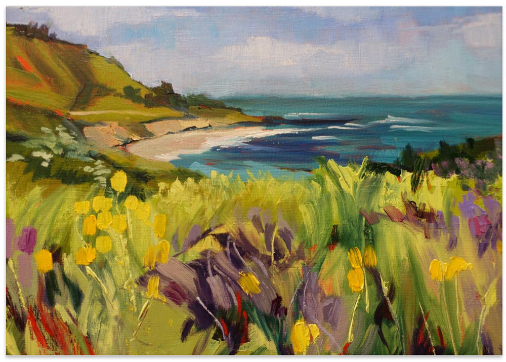 Coastal California - Stretched Canvas, Poster or Fine Art Print I Heart Wall Art