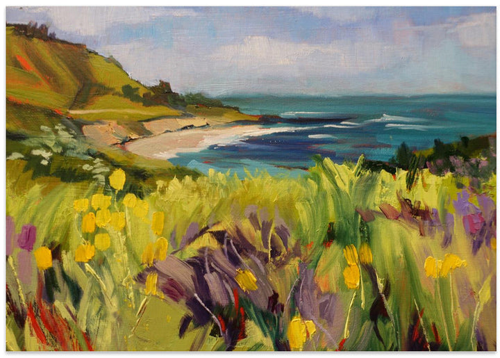 Coastal California - Stretched Canvas, Poster or Fine Art Print I Heart Wall Art