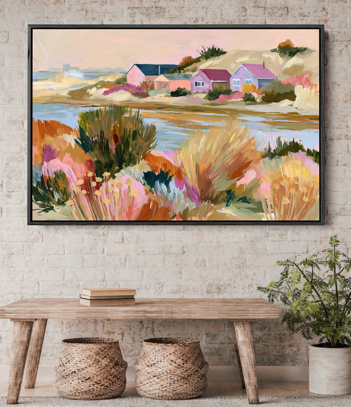 Coastal Cottage I by IHeartStudio - Australian Contemporary Landscape Canvas Print