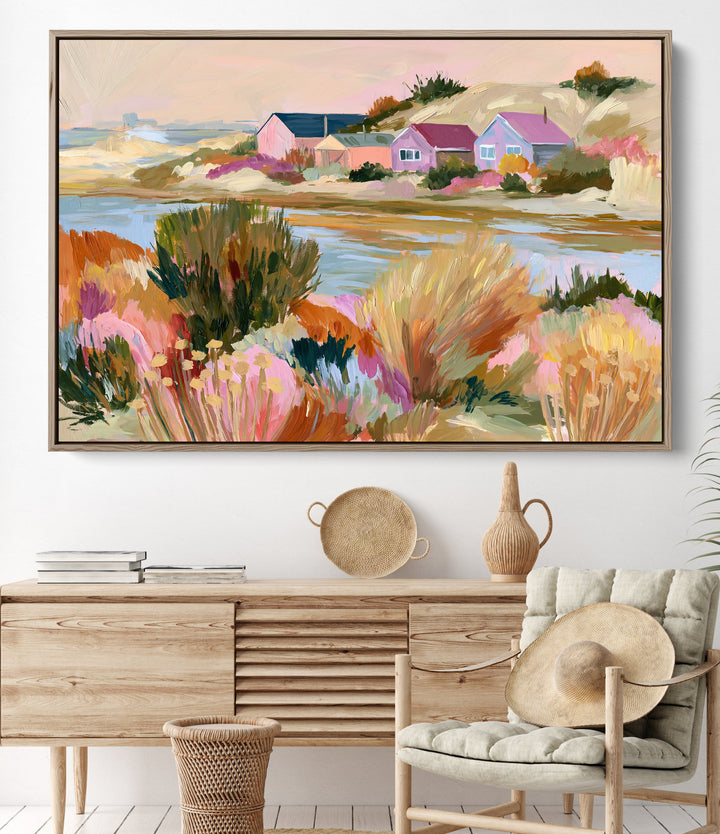 Coastal Cottage I by IHeartStudio - Australian Contemporary Landscape Canvas Print