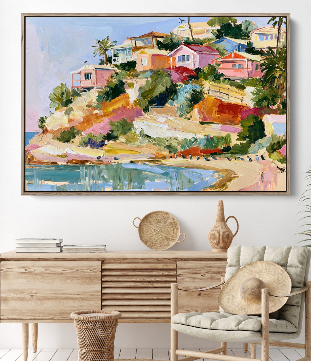 Coastal Cottage II by IHeartStudio - Australian Contemporary Landscape Canvas Print