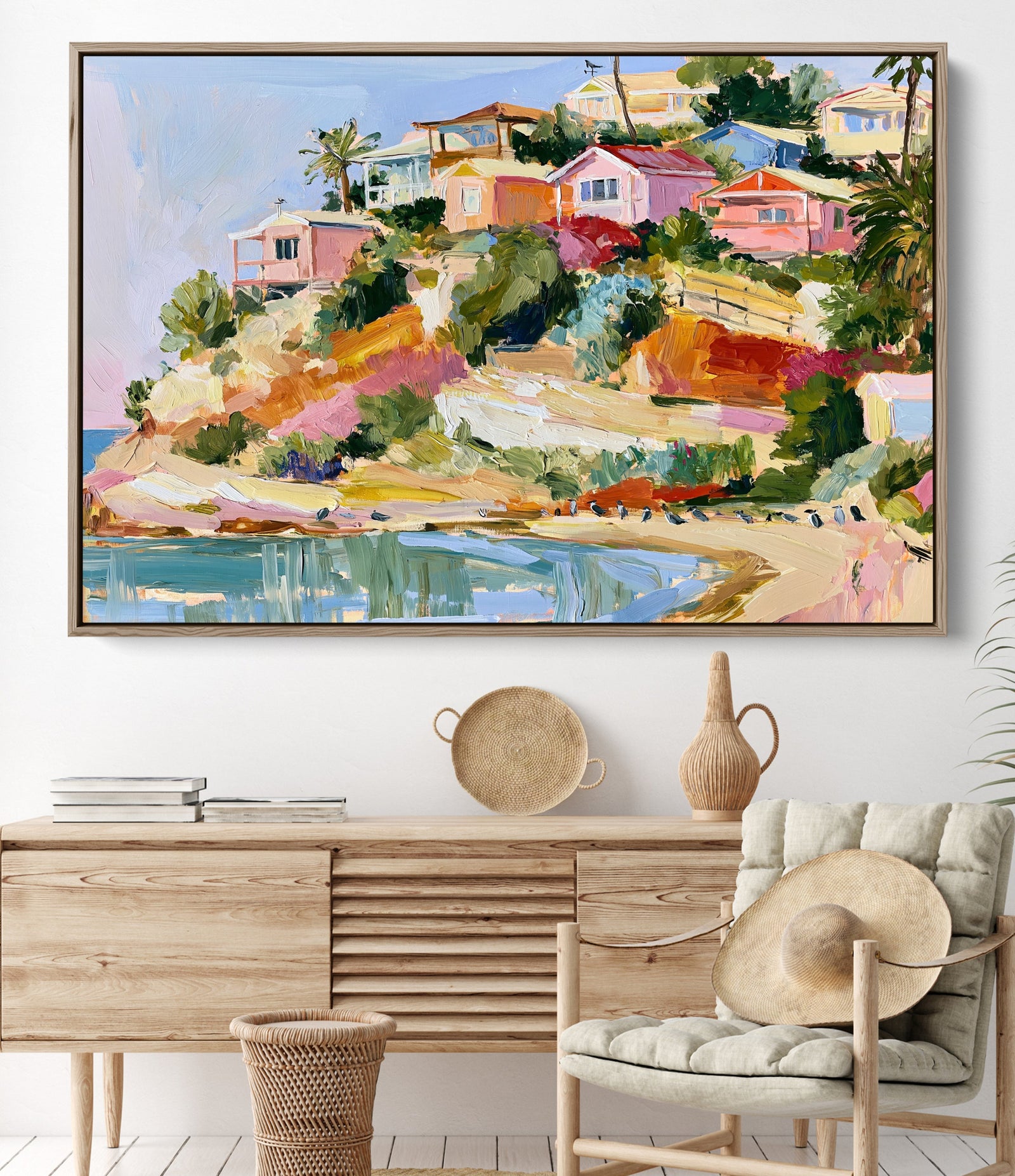 Coastal Cottage II by IHeartStudio - Australian Contemporary Landscape Canvas Print