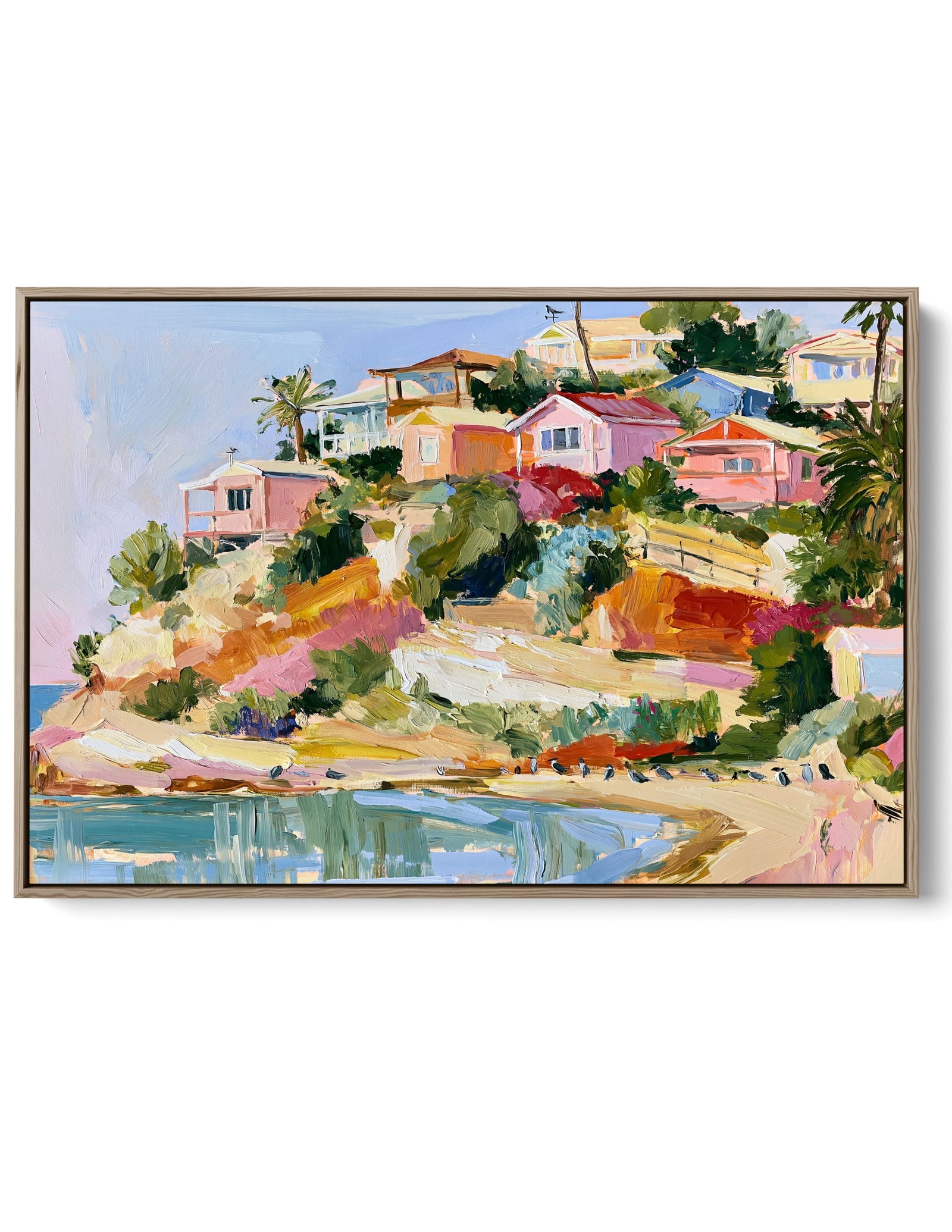 Coastal Cottage II by IHeartStudio - Australian Contemporary Landscape Canvas Print
