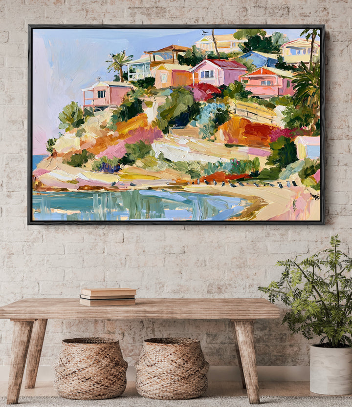 Coastal Cottage II by IHeartStudio - Australian Contemporary Landscape Canvas Print