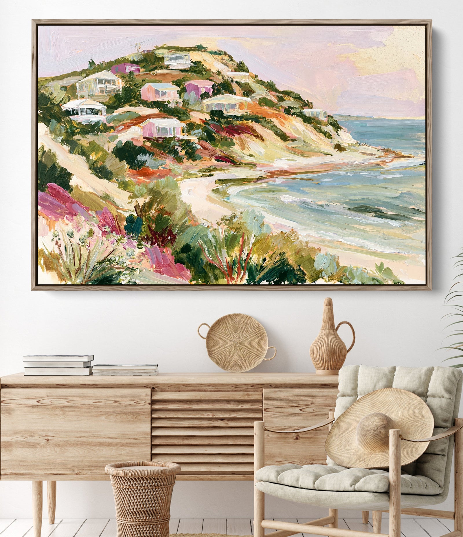Coastal Cottage III by IHeartStudio - Australian Contemporary Landscape Canvas Print
