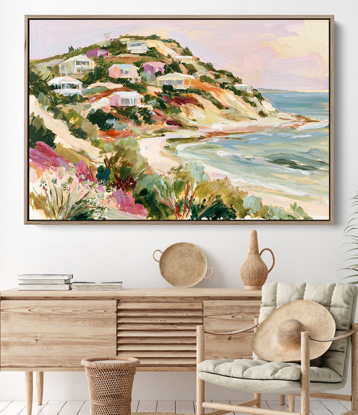 Coastal Cottage III by IHeartStudio - Australian Contemporary Landscape Canvas Print