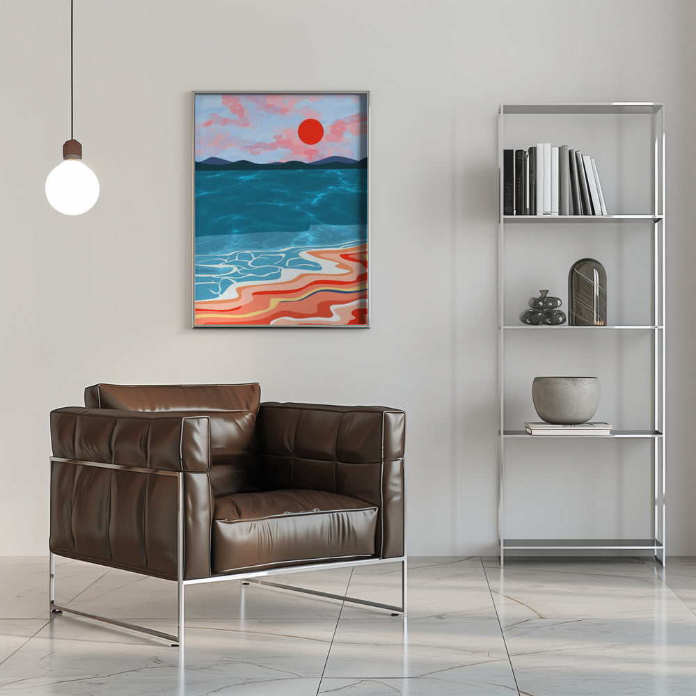 Coastal Hues - Stretched Canvas, Poster or Fine Art Print I Heart Wall Art