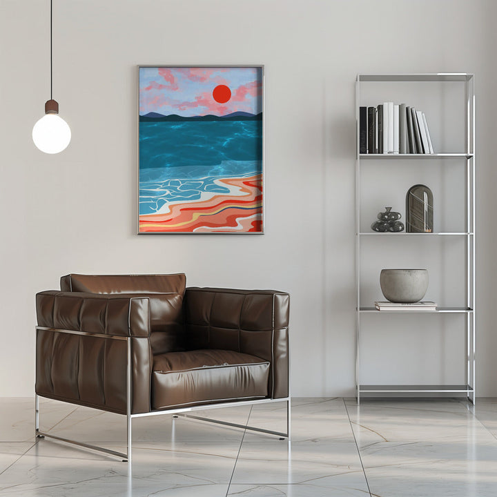 Coastal Hues - Stretched Canvas, Poster or Fine Art Print I Heart Wall Art