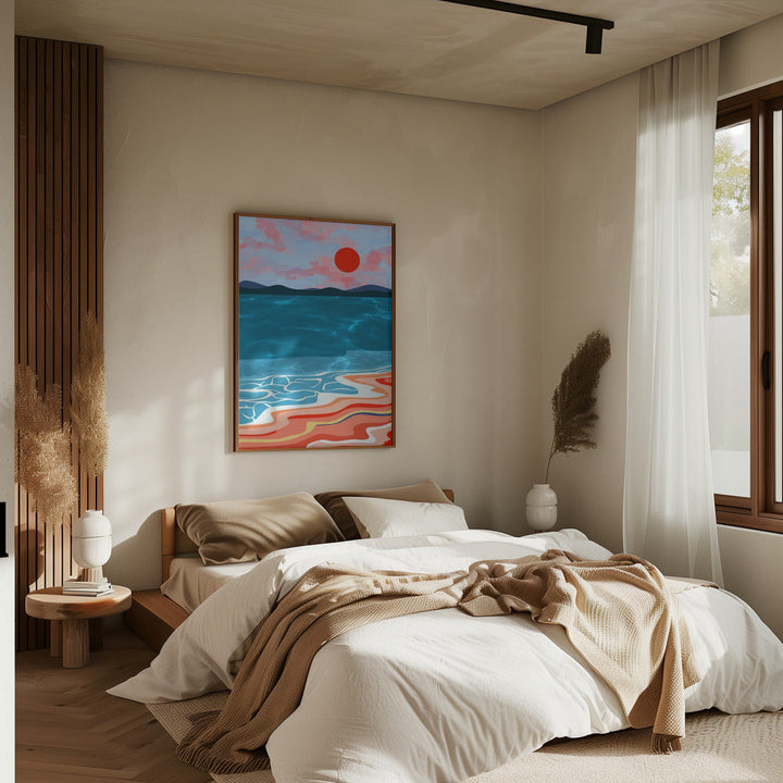 Coastal Hues - Stretched Canvas, Poster or Fine Art Print I Heart Wall Art