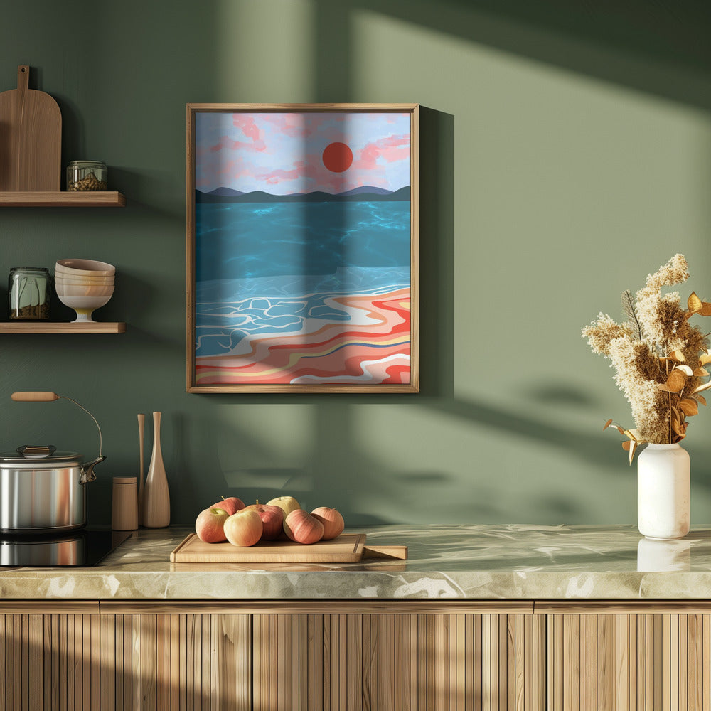 Coastal Hues - Stretched Canvas, Poster or Fine Art Print I Heart Wall Art