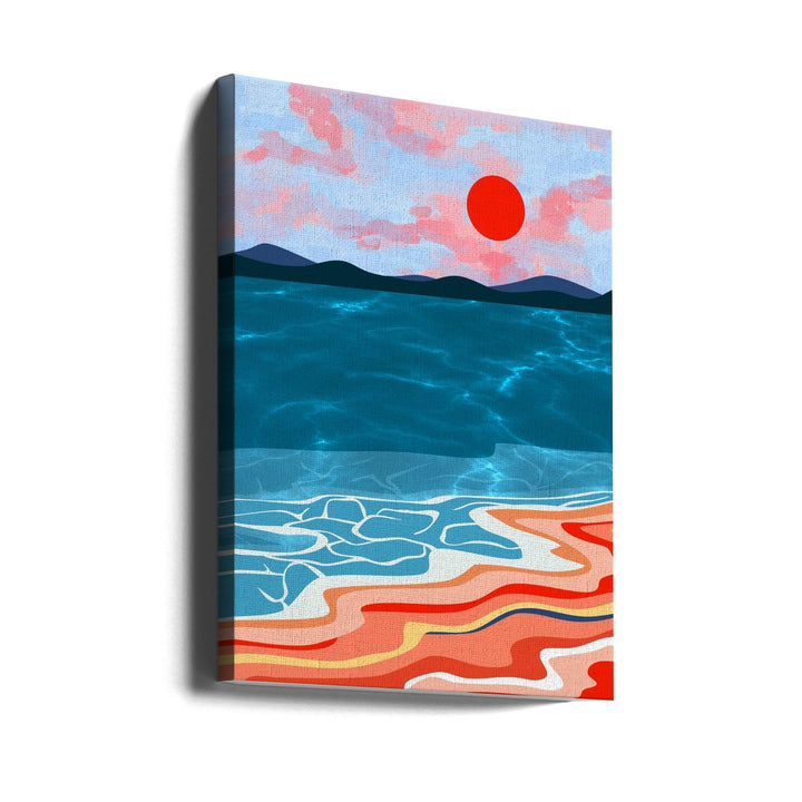 Coastal Hues - Stretched Canvas, Poster or Fine Art Print I Heart Wall Art