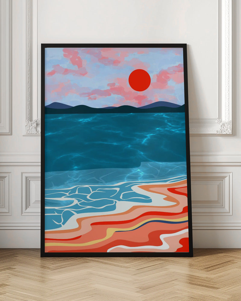Coastal Hues - Stretched Canvas, Poster or Fine Art Print I Heart Wall Art