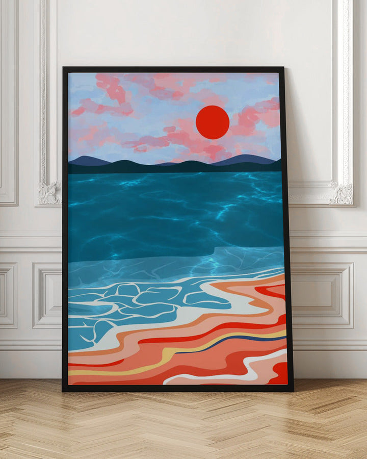 Coastal Hues - Stretched Canvas, Poster or Fine Art Print I Heart Wall Art