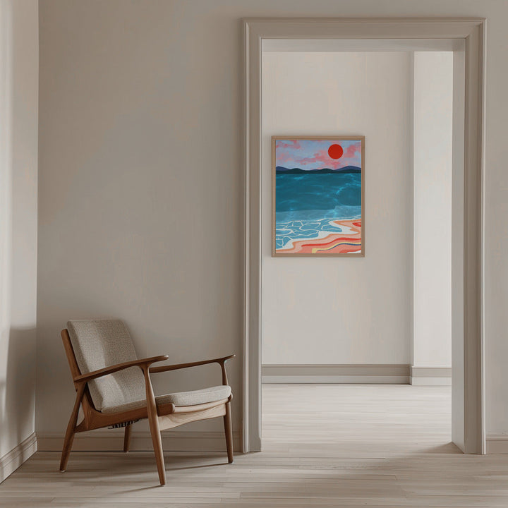 Coastal Hues - Stretched Canvas, Poster or Fine Art Print I Heart Wall Art
