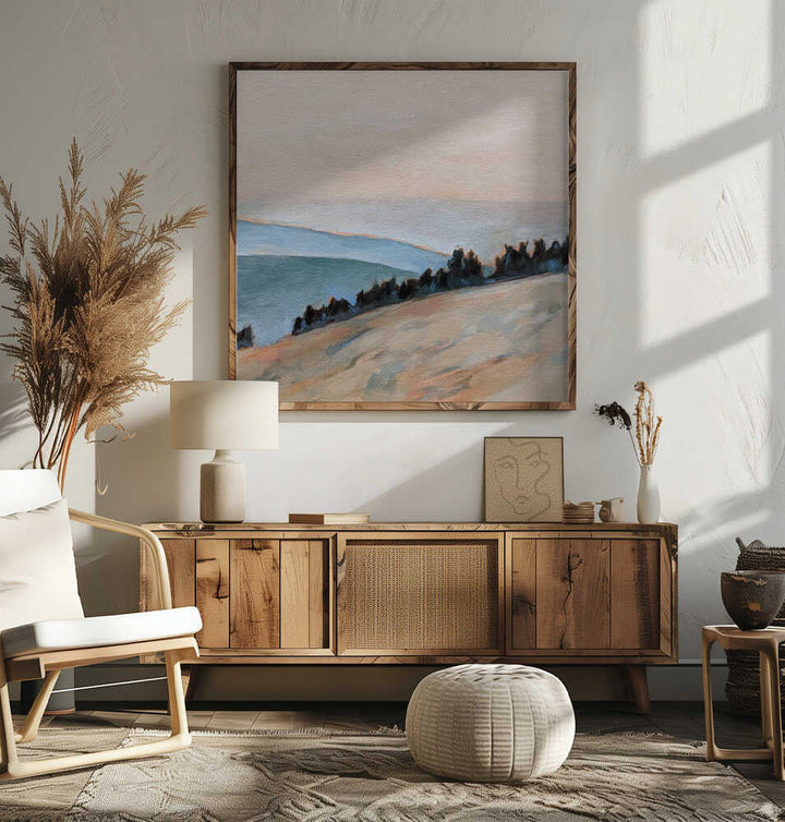 Coastal Morning - Square Stretched Canvas, Poster or Fine Art Print - I Heart Wall Art - Poster Print, Canvas Print or Framed Art Print
