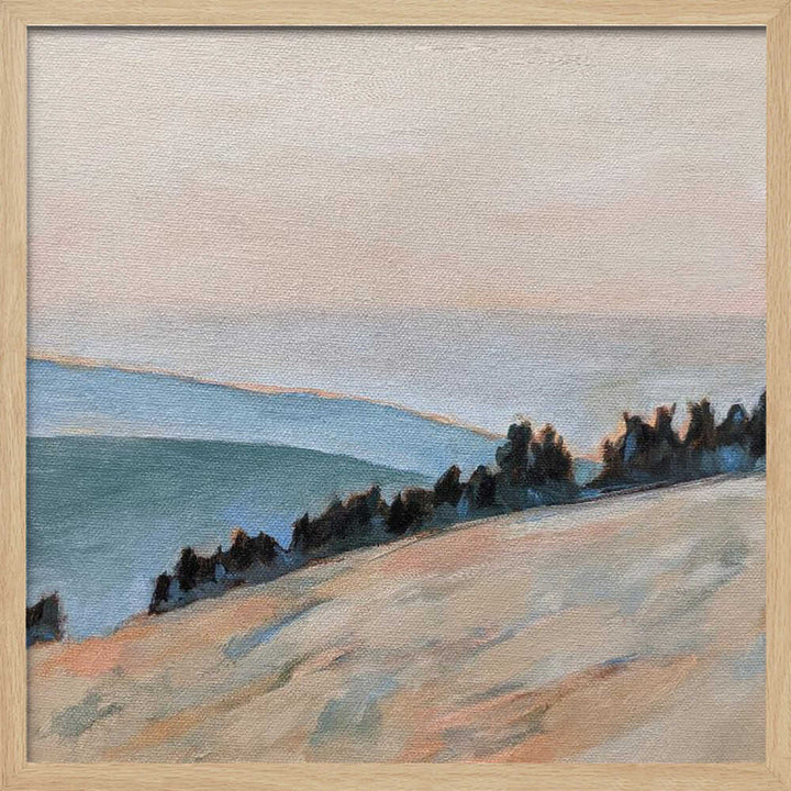 Coastal Morning - Square Stretched Canvas, Poster or Fine Art Print - I Heart Wall Art - Poster Print, Canvas Print or Framed Art Print
