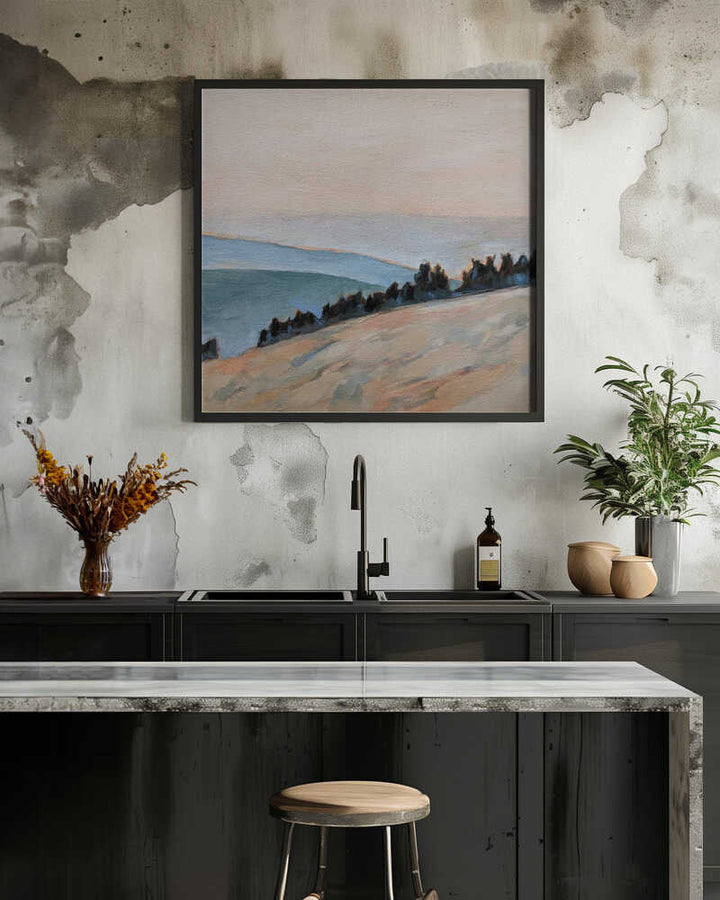 Coastal Morning - Square Stretched Canvas, Poster or Fine Art Print - I Heart Wall Art - Poster Print, Canvas Print or Framed Art Print