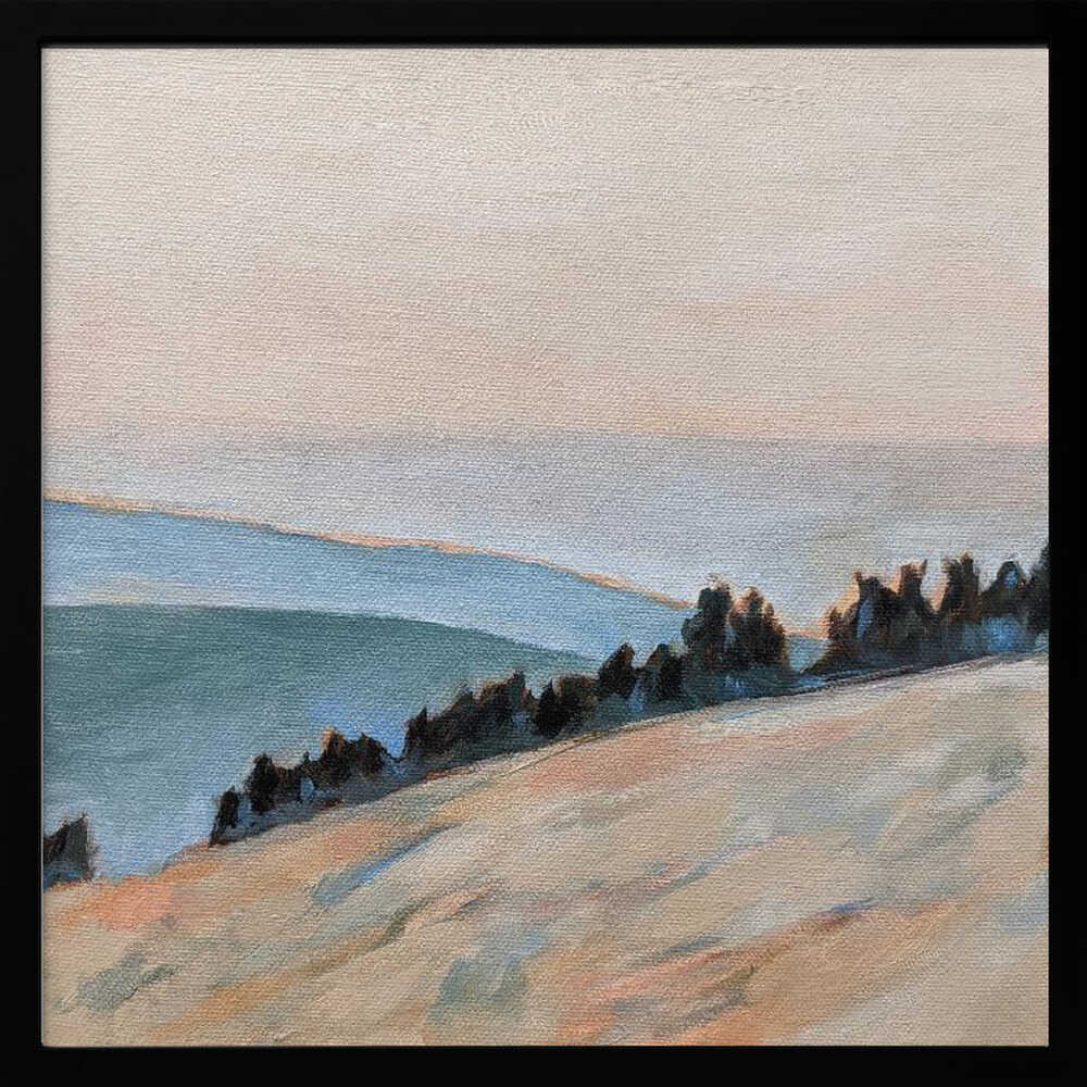 Coastal Morning - Square Stretched Canvas, Poster or Fine Art Print - I Heart Wall Art - Poster Print, Canvas Print or Framed Art Print