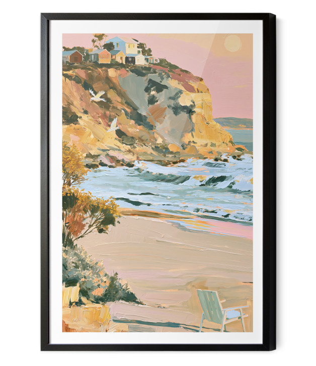 Coastal Pause by IHeartStudio - Australian Contemporary Portrait Canvas Print