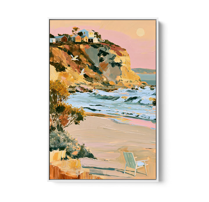 Coastal Pause by IHeartStudio - Australian Contemporary Portrait Canvas Print