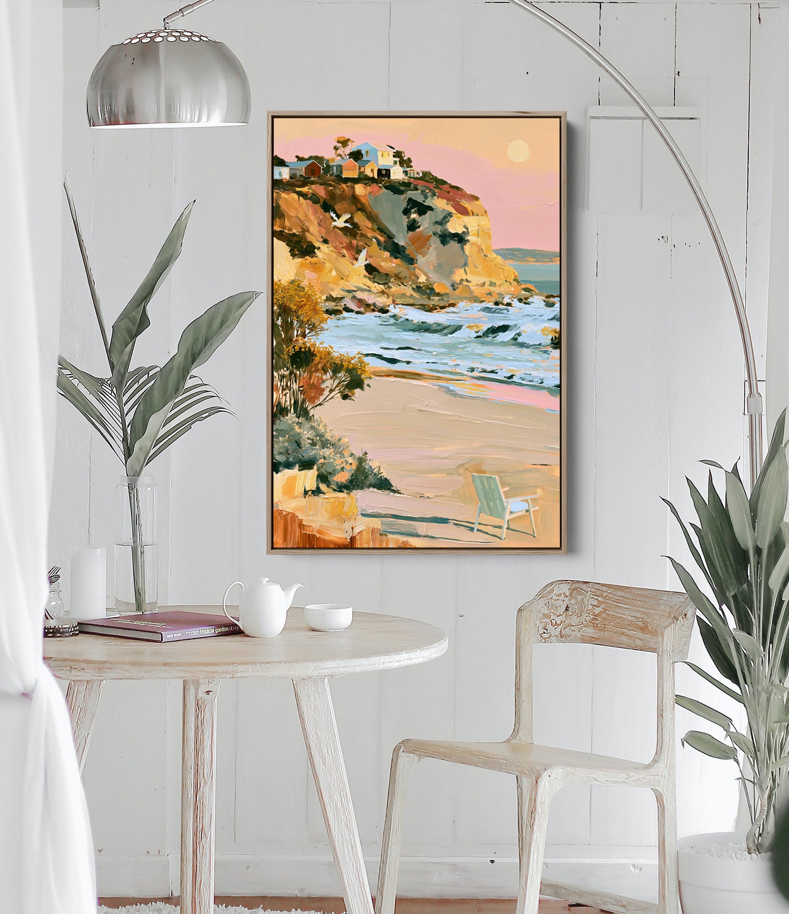 Coastal Pause by IHeartStudio - Australian Contemporary Portrait Canvas Print