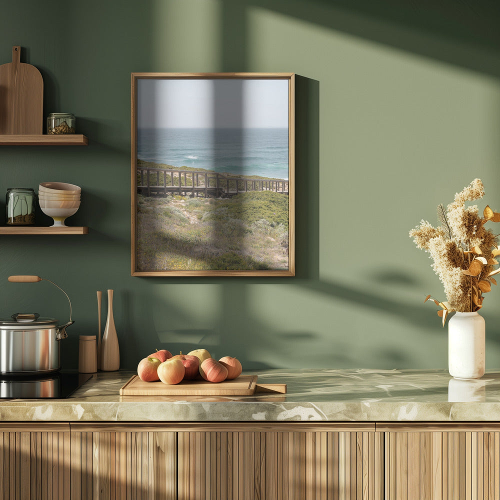 Coastal Walk - Stretched Canvas, Poster or Fine Art Print I Heart Wall Art