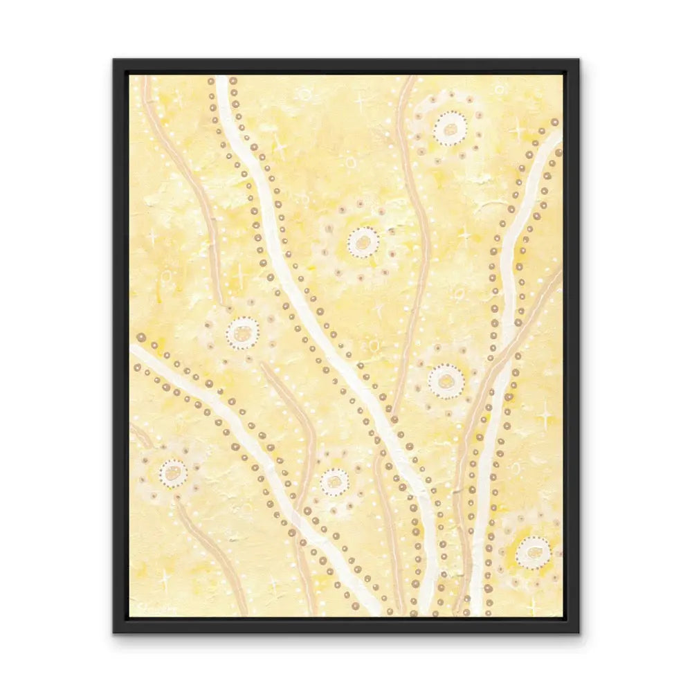 Cockatoo -  Aboriginal Art Print by Holly Stowers - Canvas or Fine Art Print - Dot Painting I Heart Wall Art Australia 