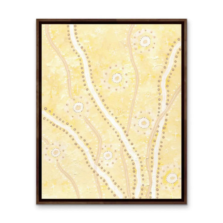 Cockatoo -  Aboriginal Art Print by Holly Stowers - Canvas or Fine Art Print - Dot Painting I Heart Wall Art Australia 