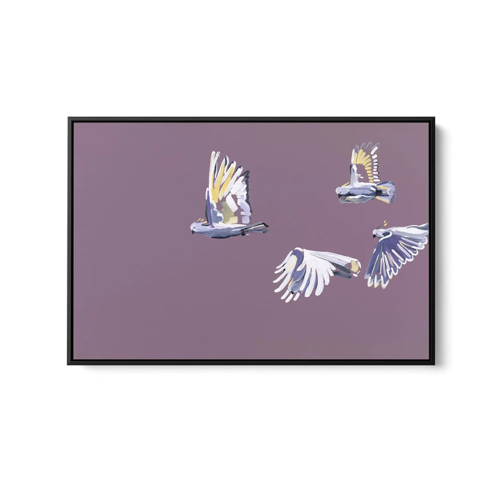 Cockatoo by Lucy Hawkins - Stretched Canvas Print or Framed Fine Art Print - Artwork I Heart Wall Art Australia 