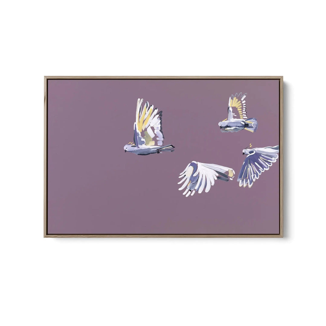 Cockatoo by Lucy Hawkins - Stretched Canvas Print or Framed Fine Art Print - Artwork I Heart Wall Art Australia 