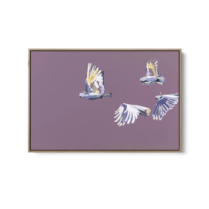 Cockatoo by Lucy Hawkins - Stretched Canvas Print or Framed Fine Art Print - Artwork I Heart Wall Art Australia 