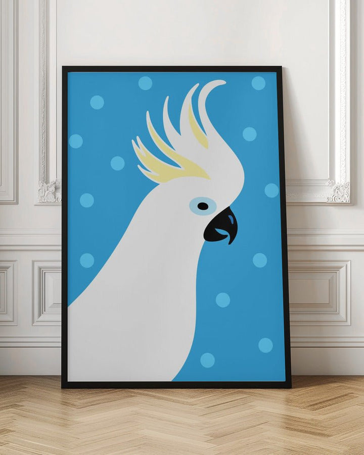 Cockatoo - Stretched Canvas, Poster or Fine Art Print - I Heart Wall Art - Poster Print, Canvas Print or Framed Art Print