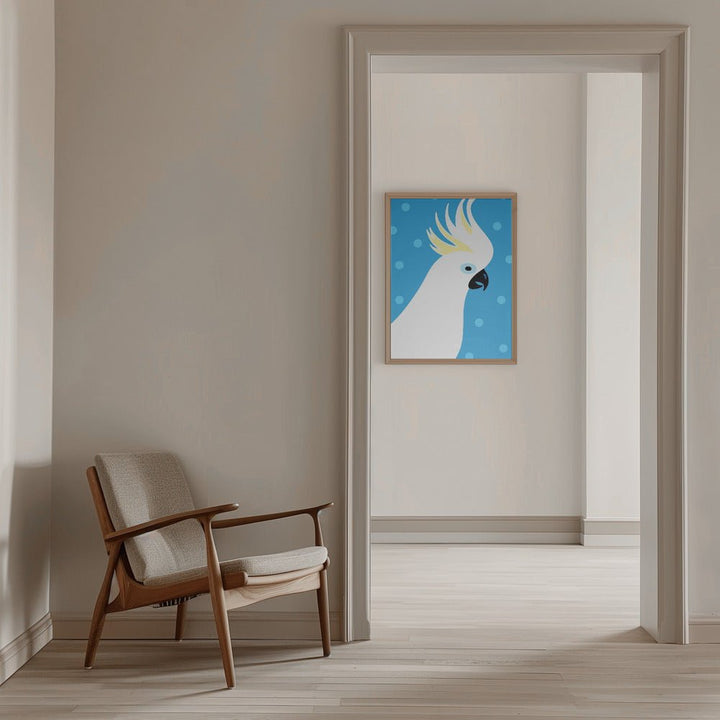 Cockatoo - Stretched Canvas, Poster or Fine Art Print - I Heart Wall Art - Poster Print, Canvas Print or Framed Art Print