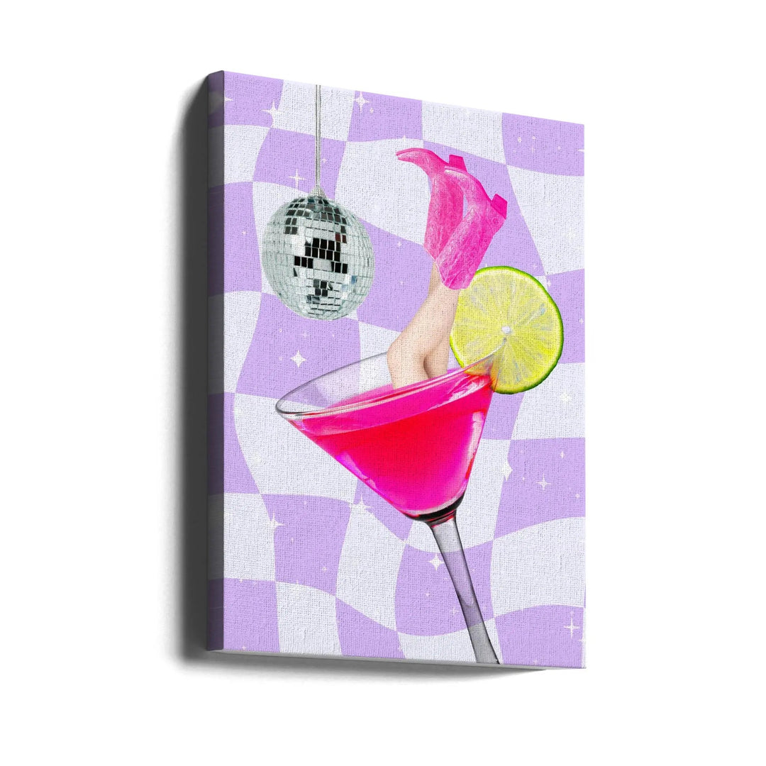 Cocktail diving - Stretched Canvas, Poster or Fine Art Print I Heart Wall Art